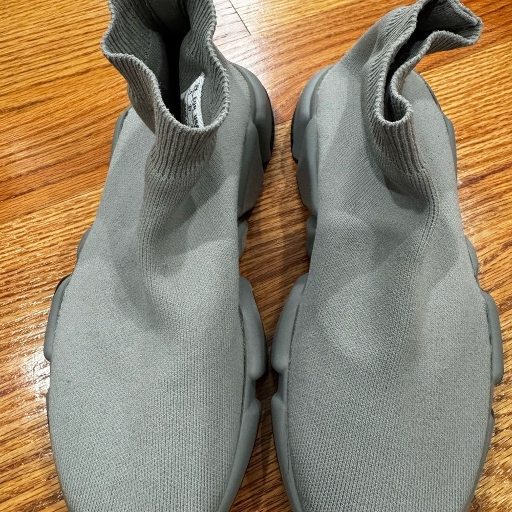 BALENCIAGA Gray Sock Sneakers - Picture 2 of 6